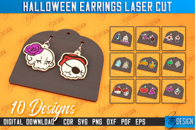 Halloween Earrings Bundle | Jewelry Design | Bijoux Design | CNC