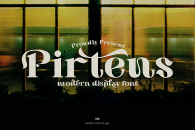 Pirtens Display Font