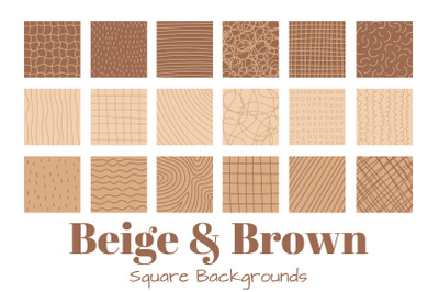 Beige And Brown Square Backgrounds