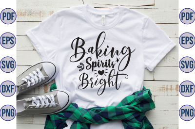 Baking Spirits Bright svg