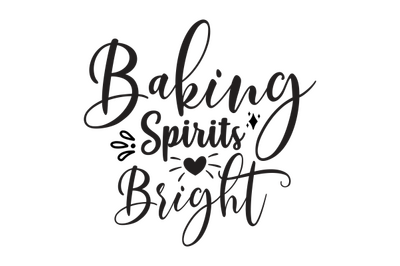 Baking Spirits Bright svg