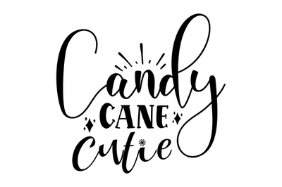 Candy Cane Cutie svg