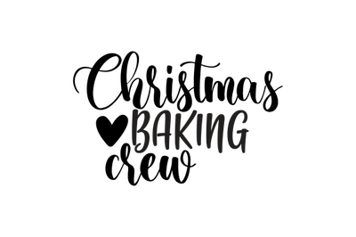 Christmas Baking Crew svg