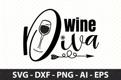 Wine Diva svg