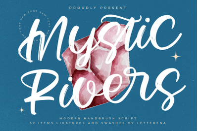 Mystic Rivers - Modern Handbrush Script