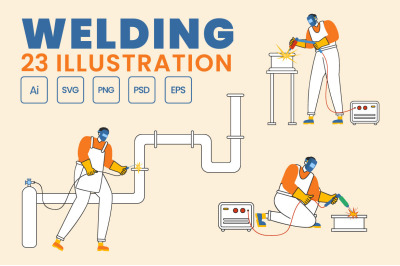 23 Welding Service Illustration