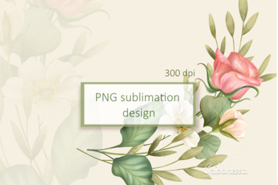 Flower arrangement PNG | Bouquet Sublimation