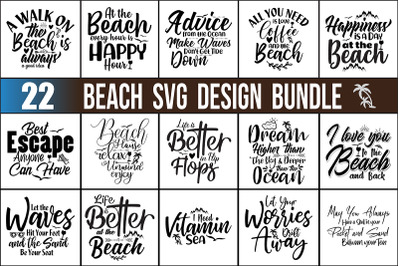 Beach SVG Bundle