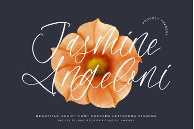 Jasmine Angeloni - Beautiful Script Font