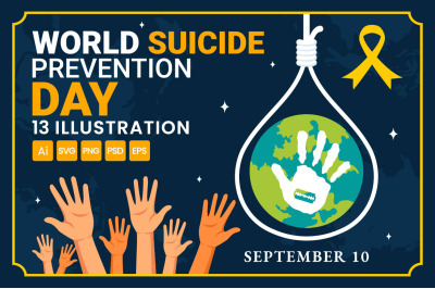 13 World Suicide Prevention Day Illustration