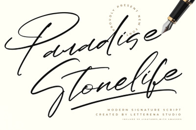 Paradise Stonelife - Modern Signature Script