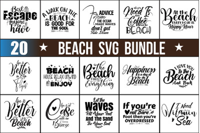 Beach SVG Bundle