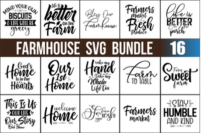 Farmhouse SVG Bundle