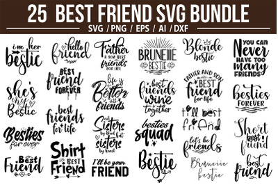 Best friend svg bundle