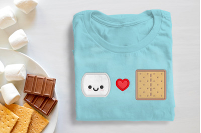 Smore Love | Applique Embroidery