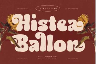 Histea Ballon - Display Vintage Serif