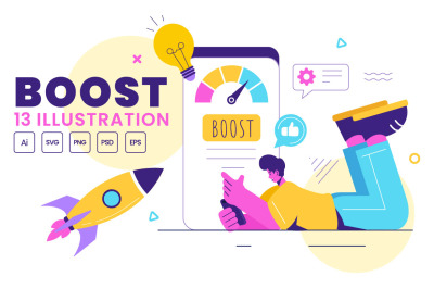 13 Business Boost Illustration