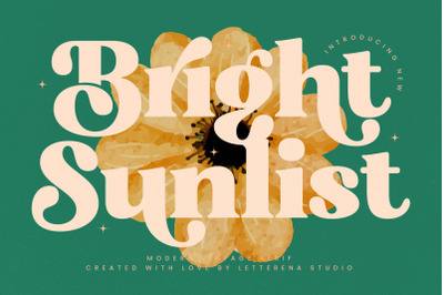 Bright Sunlist - Modern Vintage Serif