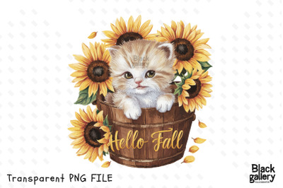 Hello Fall Watercolor Sublimation