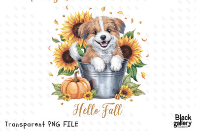 Hello Fall Watercolor Sublimation