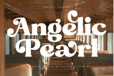 Angelic Pearl - Retro Serif Font
