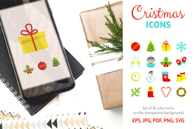 Christmas Icons | Festive Clipart