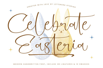 Celebrate Easteria - Modern Handwritten Font