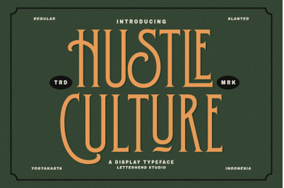 Hustle Culture Vintage Display