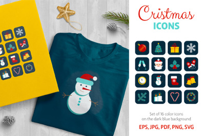 Christmas Icons Set | Festive Clipart