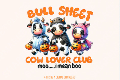 Bull Sheet PNG, Halloween Png, Ghost Cows PNG, Funny Cow Png, Spooky Cow Png, Cow Lover Png, Fall Cows Png, Halloween Cow Png, Download