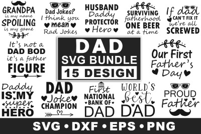 DAD SVG Bundle