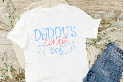 Daddy&amp;&23;039;s Little Boy SVG Cut File