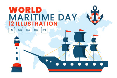 12 World Maritime Day Illustration