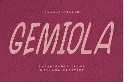Gemiola Display Font