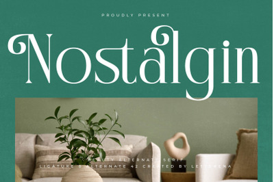 Nostalgin - Beauty Alternate Serif