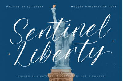 Sentinel Liberty - Modern Handwritten Font
