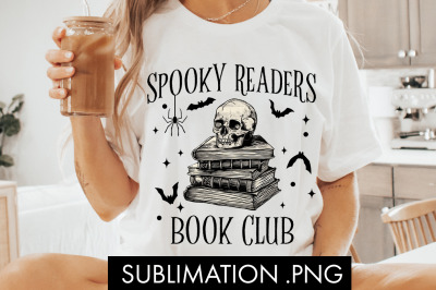 Spooky Readers Book Club PNG Sublimation