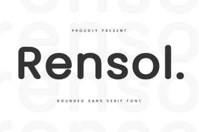 Rensol Rounded Sans Serif Font