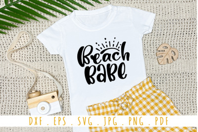 Beach Babe Quotes SVG Cut File