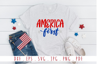 America First Quotes SVG Cut File