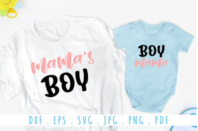 Mama And Me Matching Shirts SVG Cut File