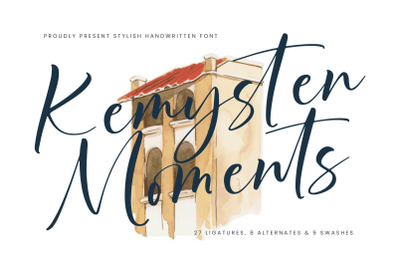 Kemysten Moments - Stylish Handwritten Font