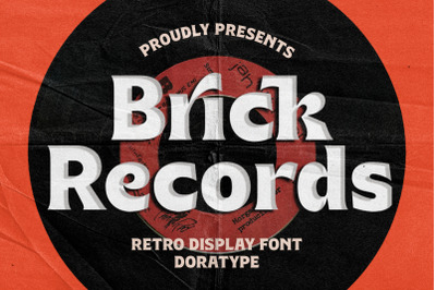 Brick Records - Retro Serif