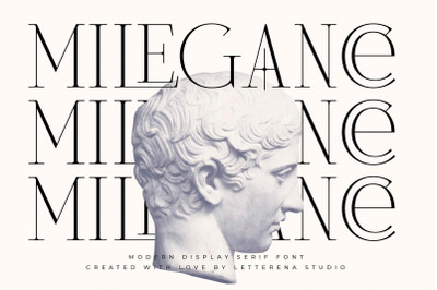 Milegance - Modern Display Serif