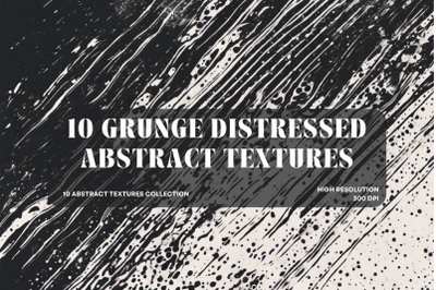 Grunge Halftone Distressed Abstract Textures