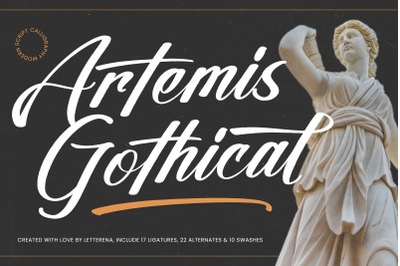 Artemis Gothical - Modern Script Calligraphy