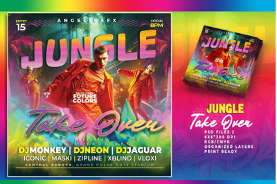 Jungle Take Over Flyer