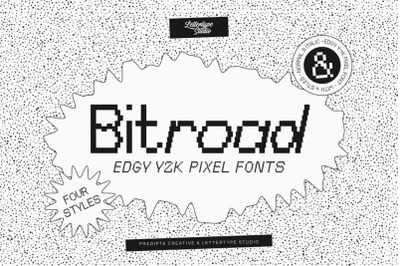 Bitroad Edgy Y2K Pixel Font