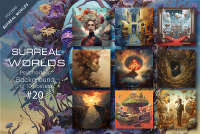 Bundle Surreal worlds 20. Psychedelic.