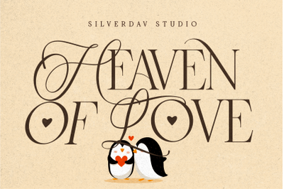 Heaven Of Love - Hybrid Font